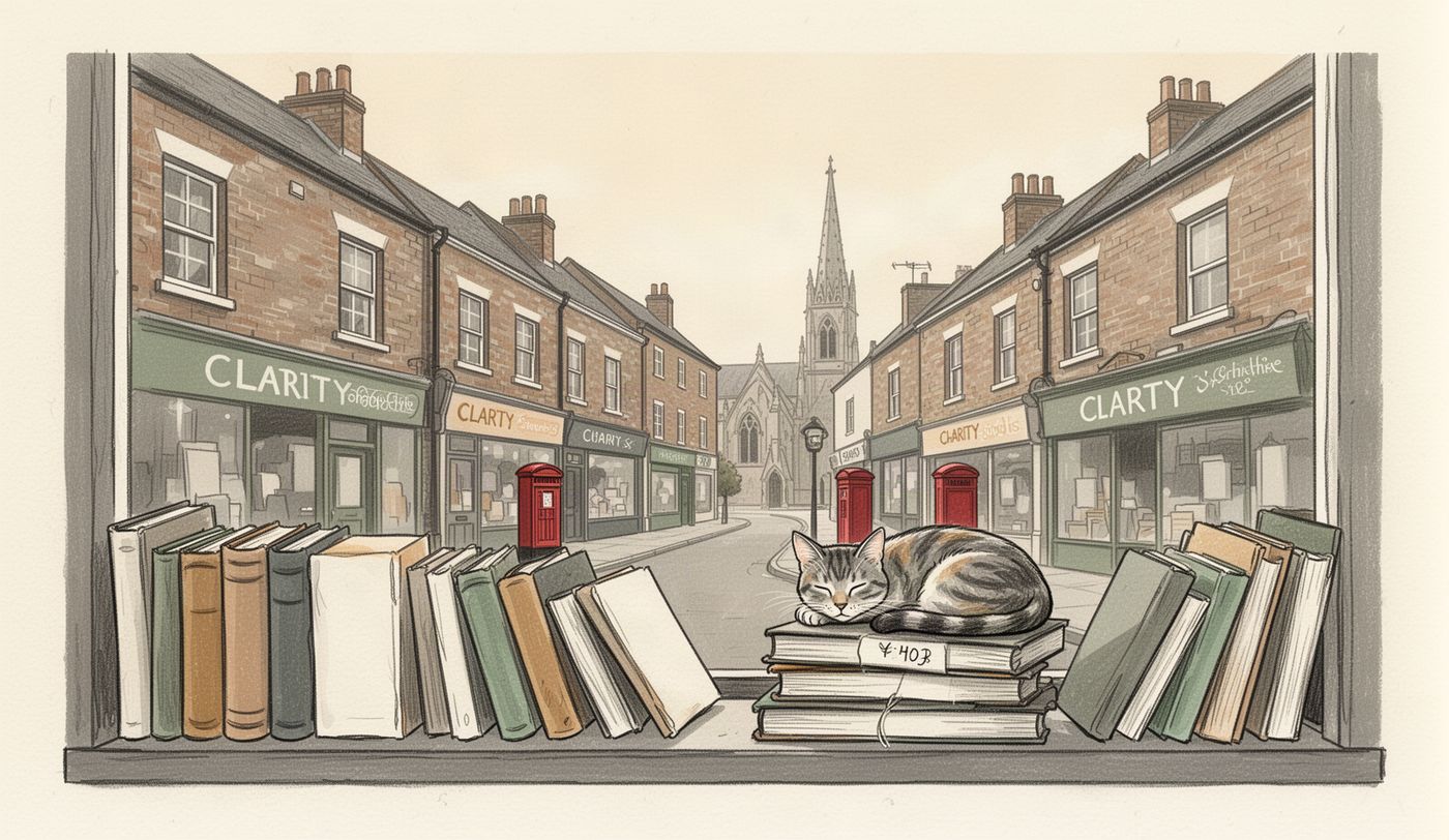 Illustration of charity shops in United Kingdom